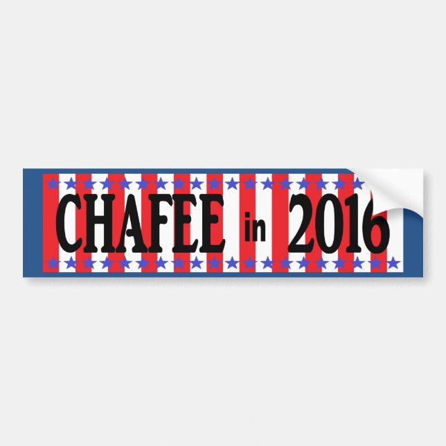 CHAFEE IN 2016 Bumper Sticker (Front)