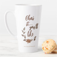 Chai Latte Pun Coffee Shop Merch
