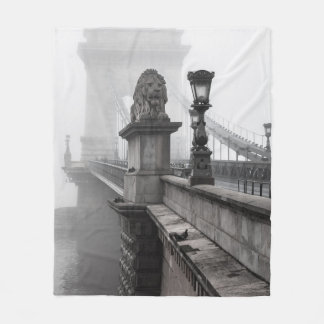 CHAIN BRIDGE, BUDAPEST FLEECE BLANKET