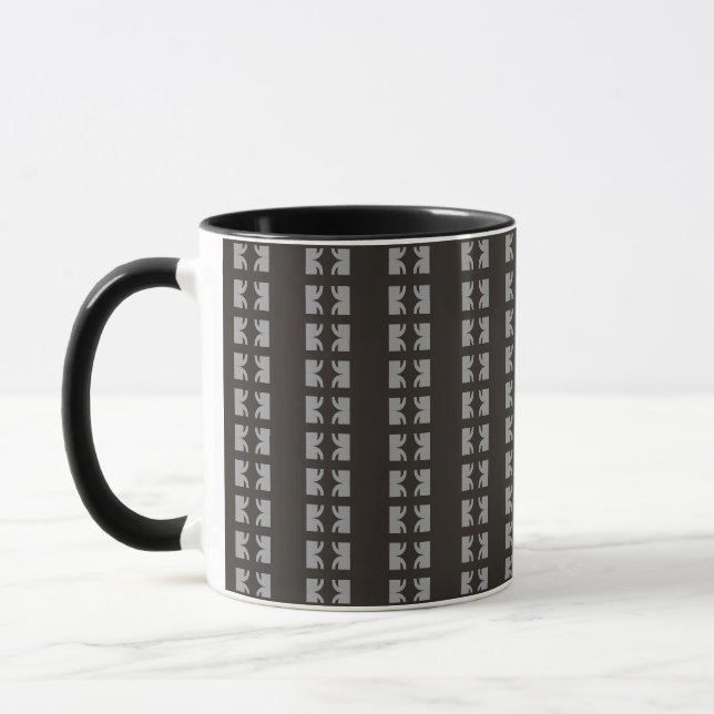 Chain Link Design Mug (Left)