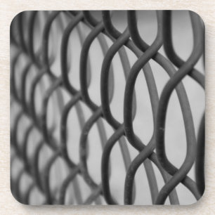 chain link fence coaster