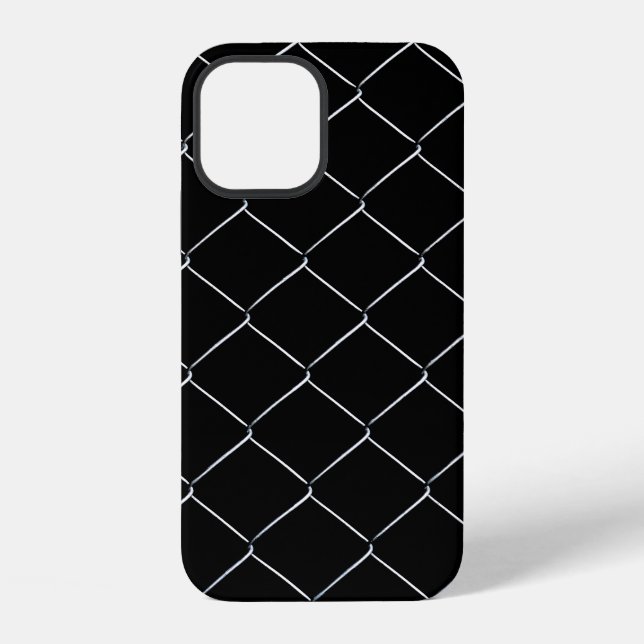 Chain Link Fence Cool Pattern iPhone Case (Back)