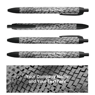 Chain Link Fencing Promotional Company Name Black Ink Pen