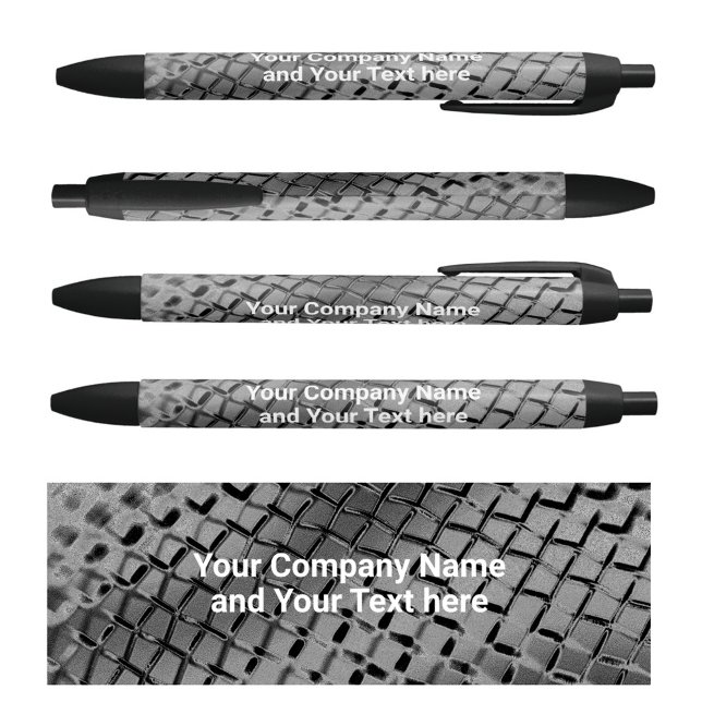 Chain Link Fencing Promotional Company Name Black Ink Pen (Creator Uploaded)