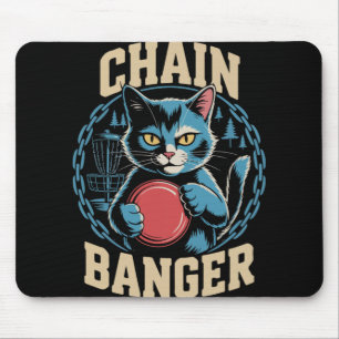 Chain Nger Disc Golf Cat Humour _2 Mouse Pad