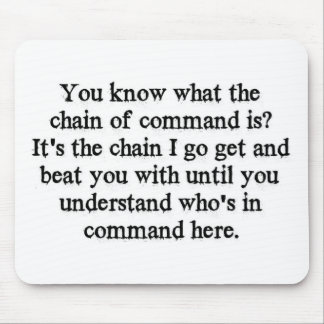 Chain Of Command Mouse Pad