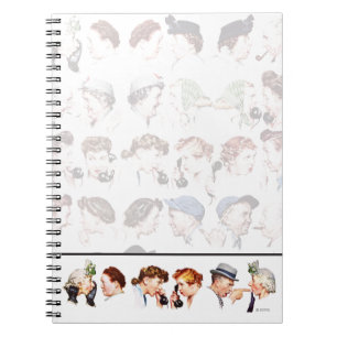 Chain of Gossip Spiral Notebook