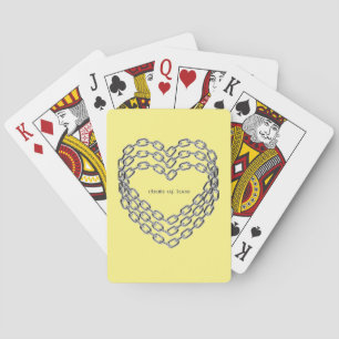 Chain Of Hearts Playing Cards