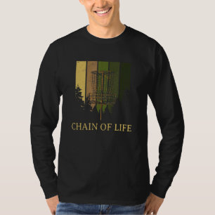 Chain of Life Disc Golf Sports Golfer Games Hobby T-Shirt
