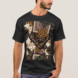 Chain, paisley, flowers: vintage patchwork. T-Shirt