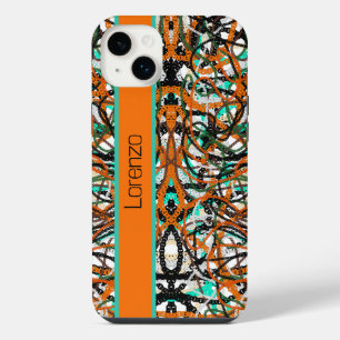 Chain pattern iPhone 14 plus case