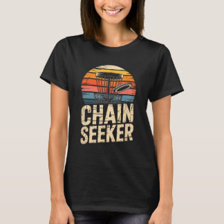 Chain Seeker Retro Disc Golf Sket Chains T-Shirt