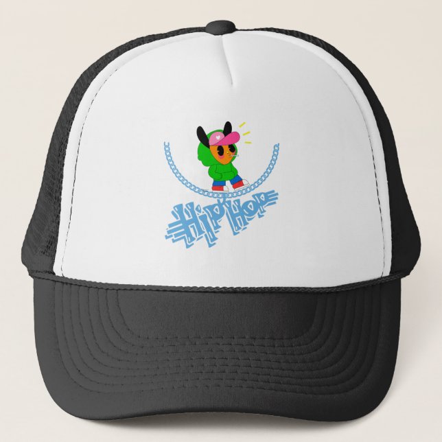 Chain to Hiphop Trucker Hat (Front)