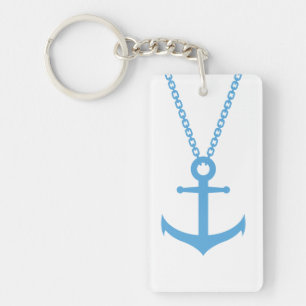 Chained anchor key ring