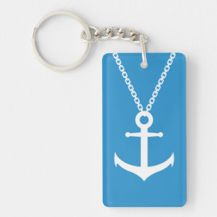 Chained anchor key ring