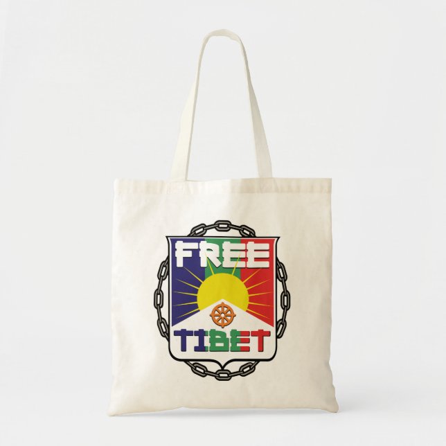 Chained Free Tibet Tote Bag (Front)