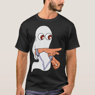 Chained ghost pointing forward T-Shirt