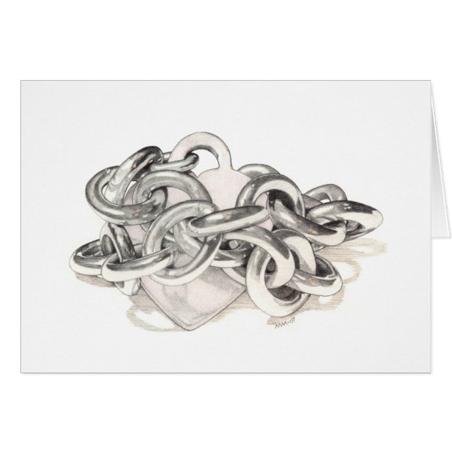 Chained Heart Card (Front Horizontal)