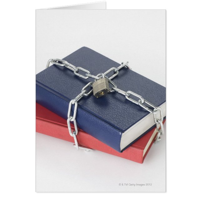 Chained stack of books (Front)