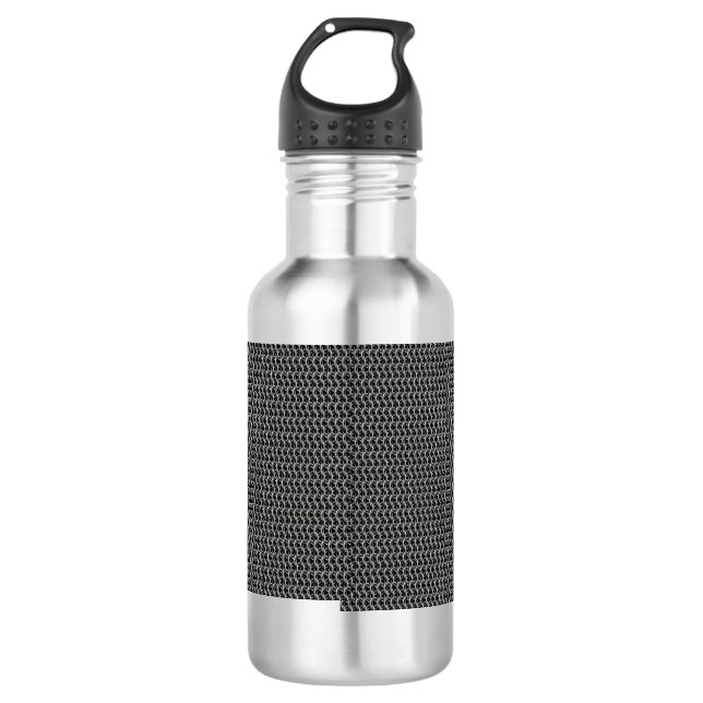 Chainmail Mediaeval Armour 532 Ml Water Bottle (Front)