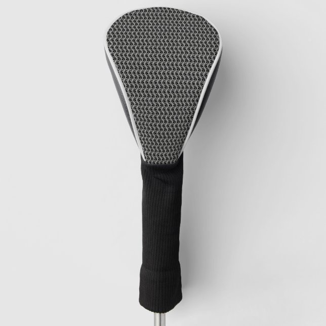 Chainmail Mediaeval Armour Golf Head Cover (Front)