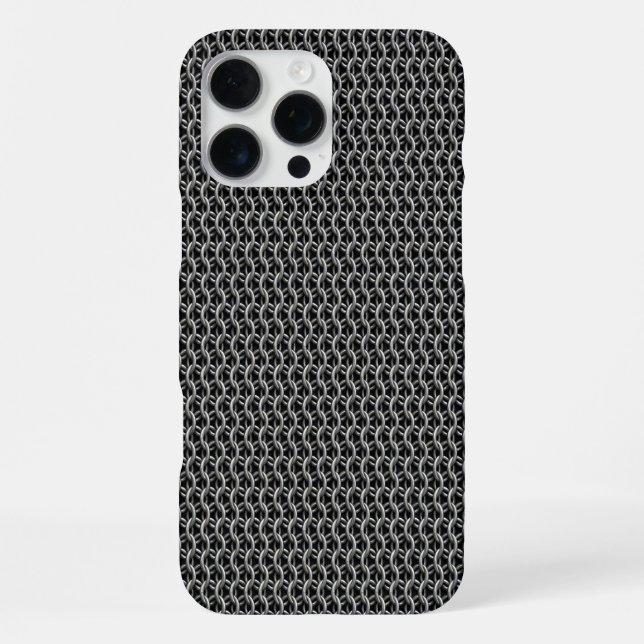 Chainmail Mediaeval Armour iPhone Case (Back)