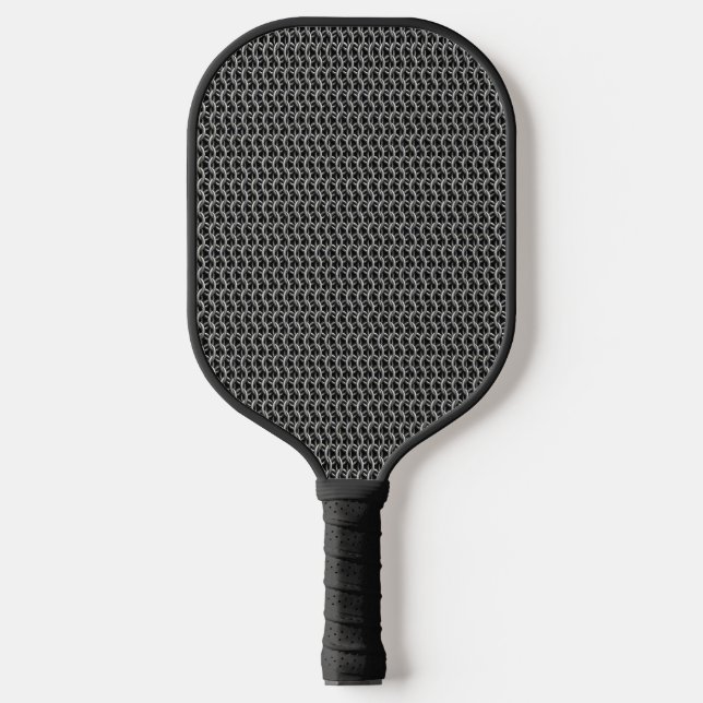 Chainmail Mediaeval Armour Pickleball Paddle (Front)