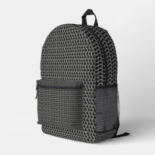 Chainmail Mediaeval Armour Printed Backpack