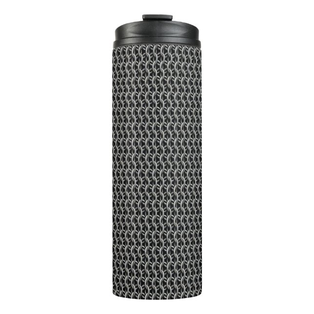 Chainmail Mediaeval Armour Thermal Tumbler (Front)