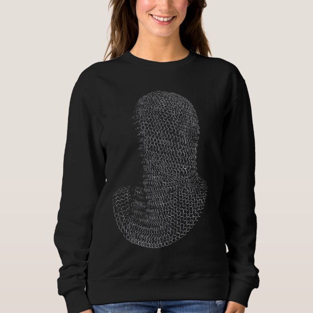 Chainmail Warrior Hood Sweatshirt (Front)
