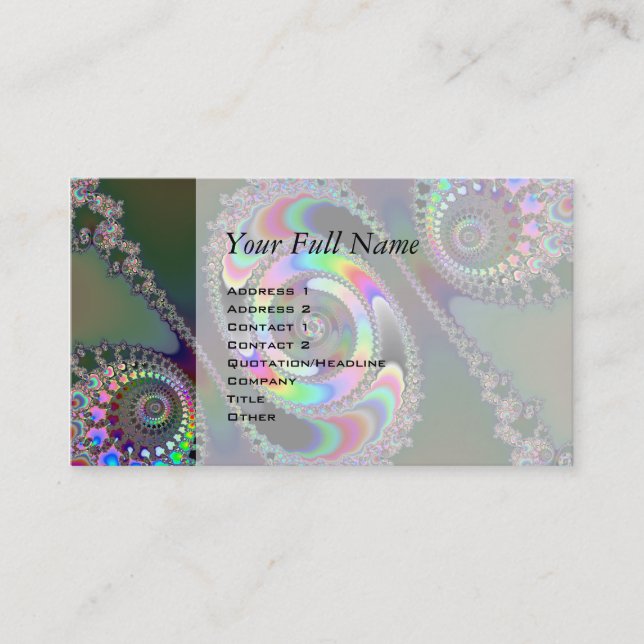 Chainsaw - Fractal Business Card (Front)