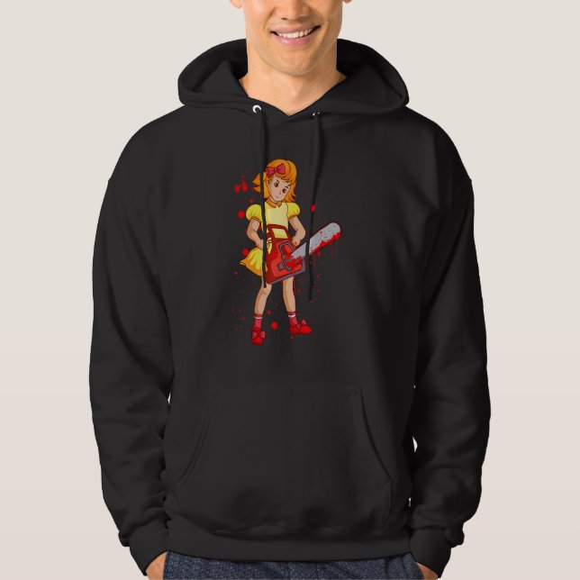 Chainsaw Girl Men Punks For Men Women Hoodie (Front)