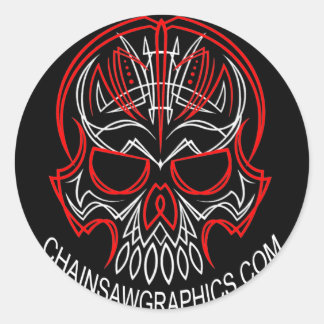 chainsaw grpahics sticker