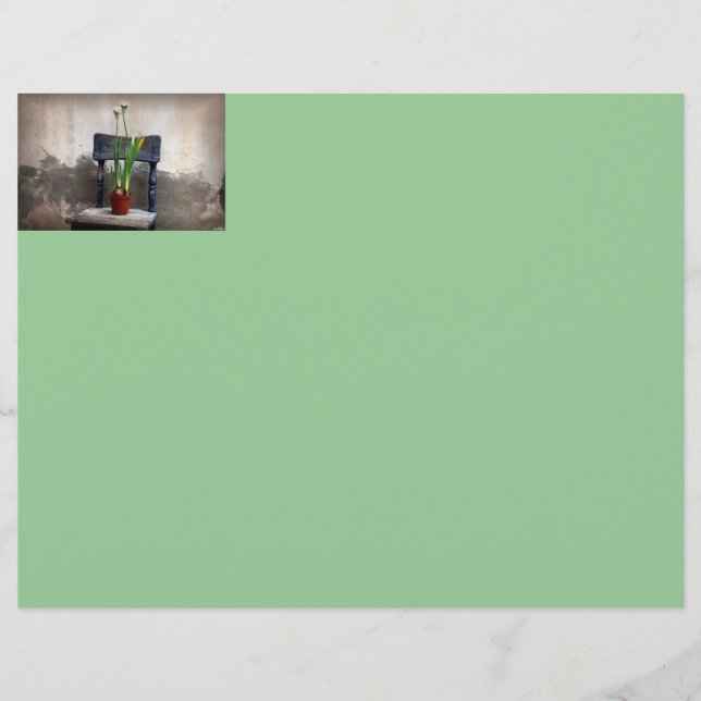 Chair and Flower Letterhead (Front)