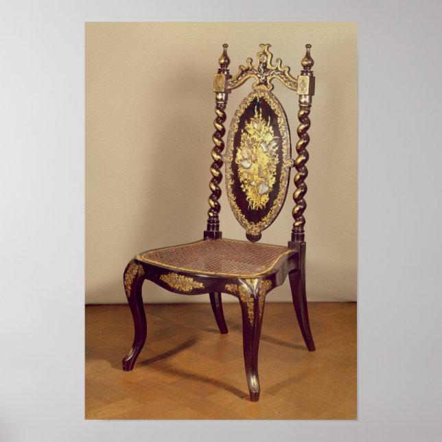 Chair, mid 19th century poster (Front)
