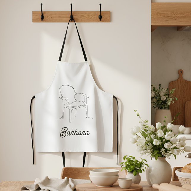 Chair of Support-Elegant Kitchen Gift for Mum Apron (Creator Uploaded)