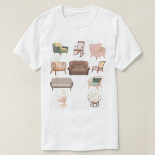 Chair Tshirt Classic Tee Urban Streetwear Graphic