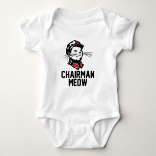 Chairman Meow (Mao) Design Baby Bodysuit