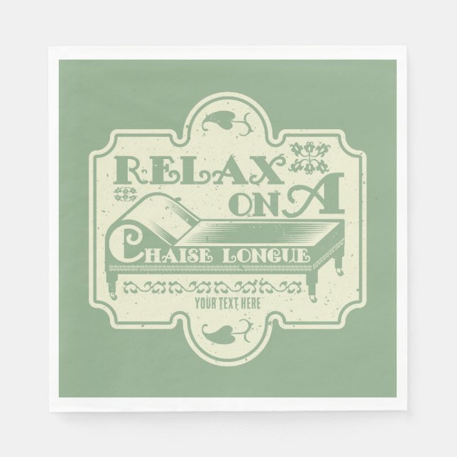 Chaise Longue Napkin (Front)