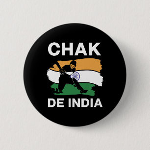 Chak De India - Indian Cricket Team Players Wear I 6 Cm Round Badge