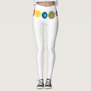 Chakra Aligned 7 Chakra Yoga Kundalini Leggings, M Leggings