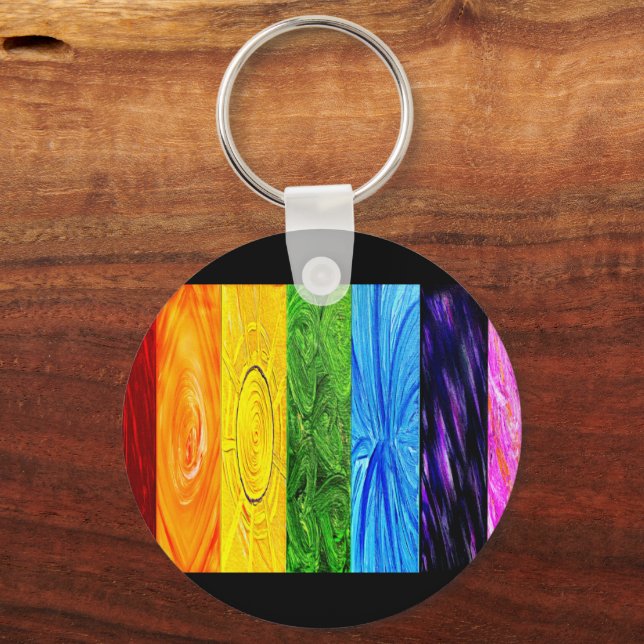 Chakra Balance Key Ring (Back)