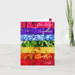 Chakra Blooms Card