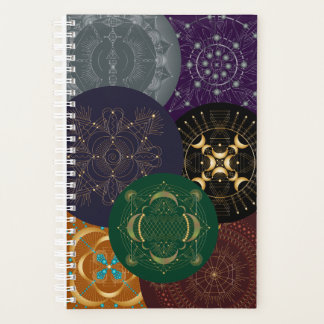 Chakra Collage Shadow Mandala Multi Colour Planner