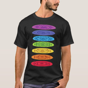 Chakra Dog Paws Yoga T-Shirt