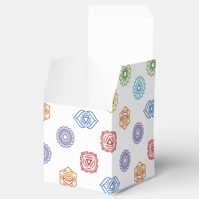 Chakra Energy Custom Favour Box (Opened)