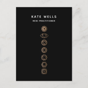 Chakra Energy Healer Postcard