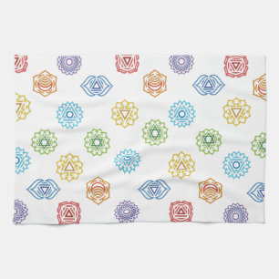 Chakra Energy Kitchen Towel