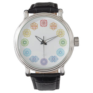 Chakra Energy Leather Watch