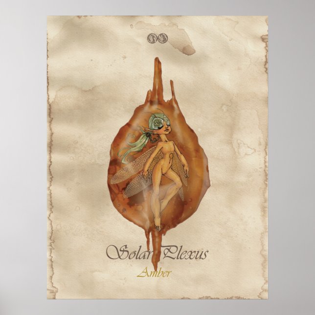 CHAKRA FAE - SOLAR PLEXUS POSTER (Front)